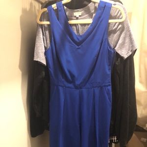 Super cute blue jumpsuit.